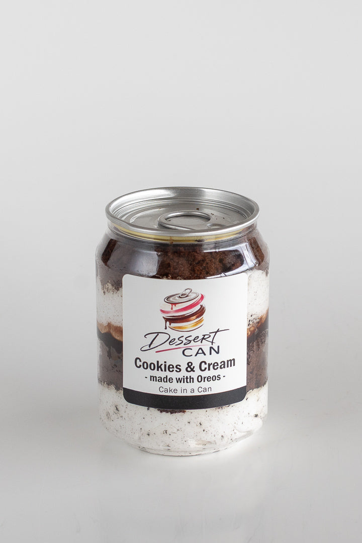 Cookies and Cream (Made with Oreos) - Cake in a Can