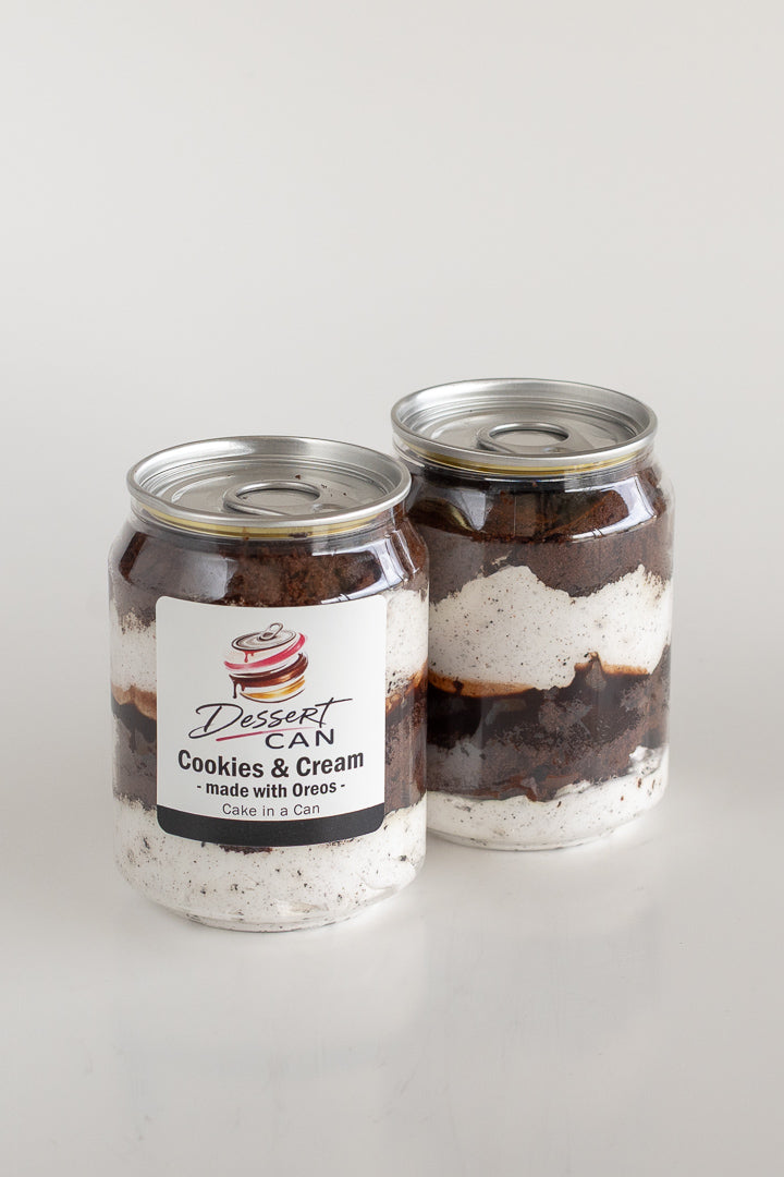 Cookies and Cream (Made with Oreos) - Cake in a Can