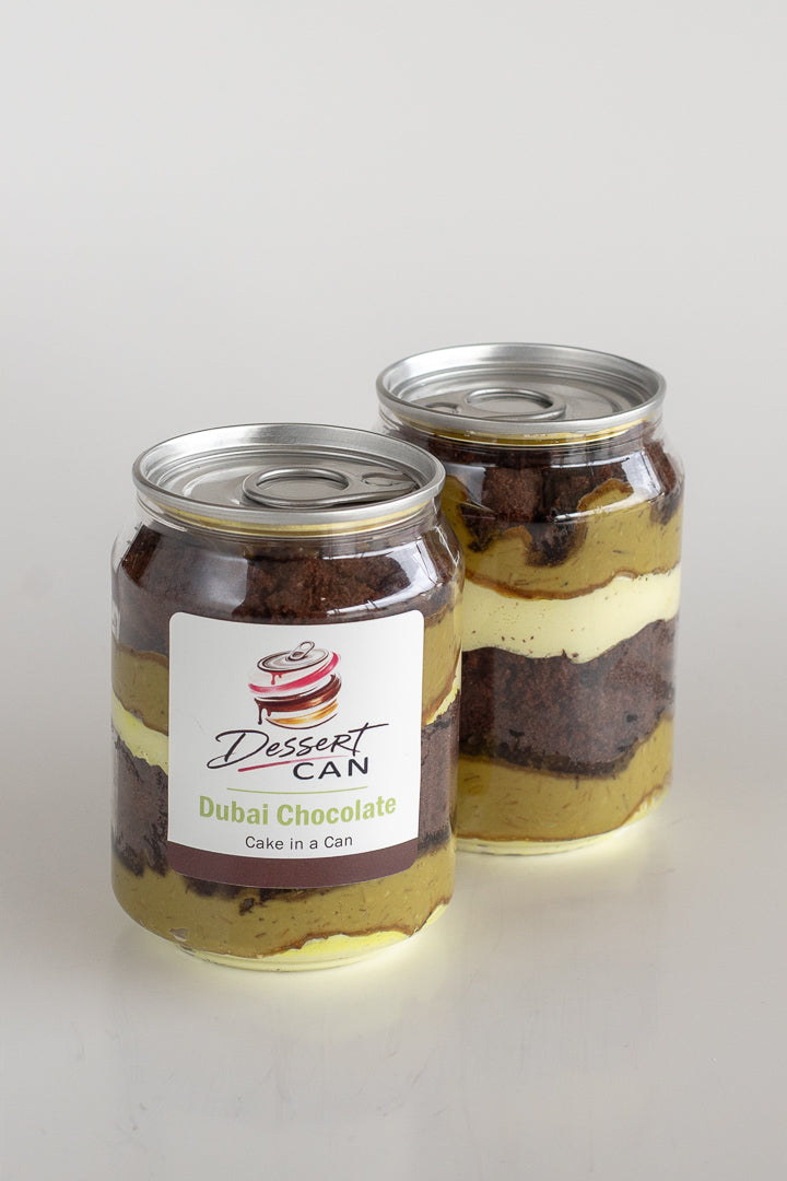 Dubai Chocolate - Cake in a Can