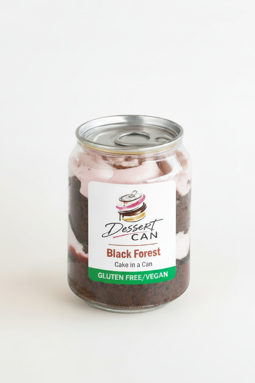 Black Forest Gluten Free / Vegan - Cake in a Can